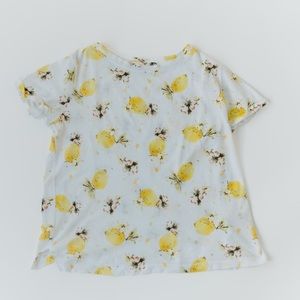 Meadow Rue by Anthropologie Lemon Tee